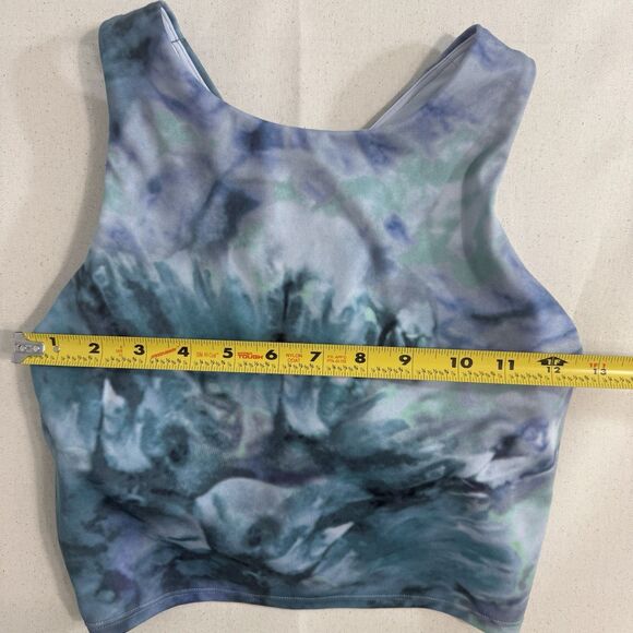 Athleta Crop Top Blue Size Small *missing bra pads - Picture 7 of 11